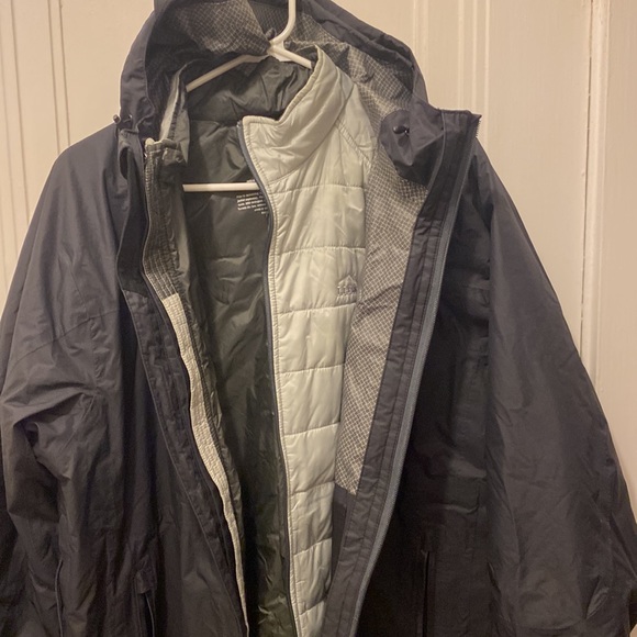 L.L. Bean 2 in 1 jacket. Black. Great condition! Rarely used. - Picture 2 of 7